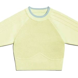 Ivy Park Yellow Knit Cropped Top size 4x